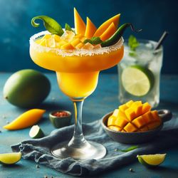 Mango-Habanero Margarita cocktail
